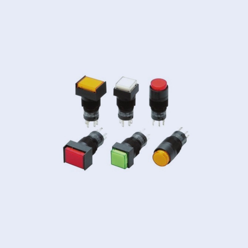 A3C系列按鈕歐姆龍開關（帶燈、不帶燈）（圓型φ12）